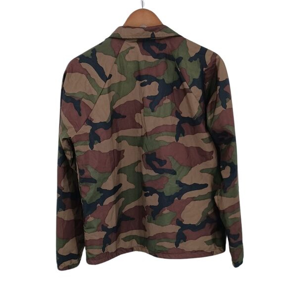Urban Outfitters Vans Off The Wall Camo Windbreaker Jacket Sz Medium - Picture 4 of 8